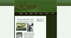 Desktop Screenshot of mtnmeadowcabins.com